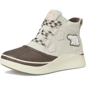 Sorel Cream and Brown High-Top Sneakers NIB